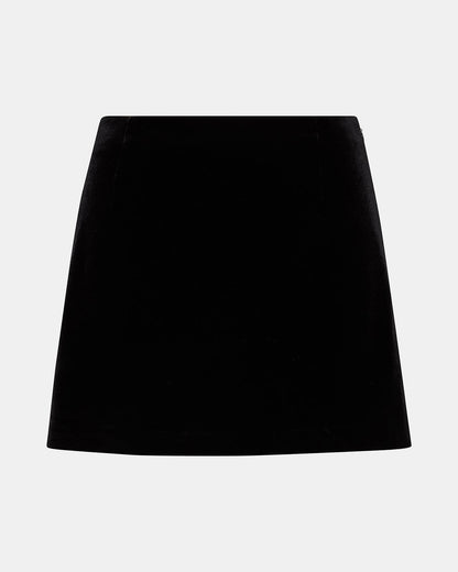 CINDI Velvet Black Women's Mini Skort Steve Madden BLACK