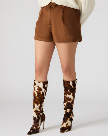 IMELDA Chicory Coffee Faux-Suede Trouser Women's Shorts Steve Madden CHICORY COFFEE