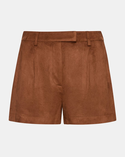 IMELDA Chicory Coffee Faux-Suede Trouser Women's Shorts Steve Madden CHICORY COFFEE