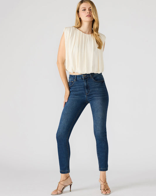 LONA Midnight Blue Denm Skinny Women's Jeans Steve Madden MIDNIGHT BLUE
