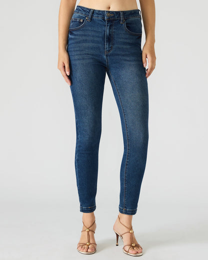 LONA Midnight Blue Denm Skinny Women's Jeans Steve Madden MIDNIGHT BLUE