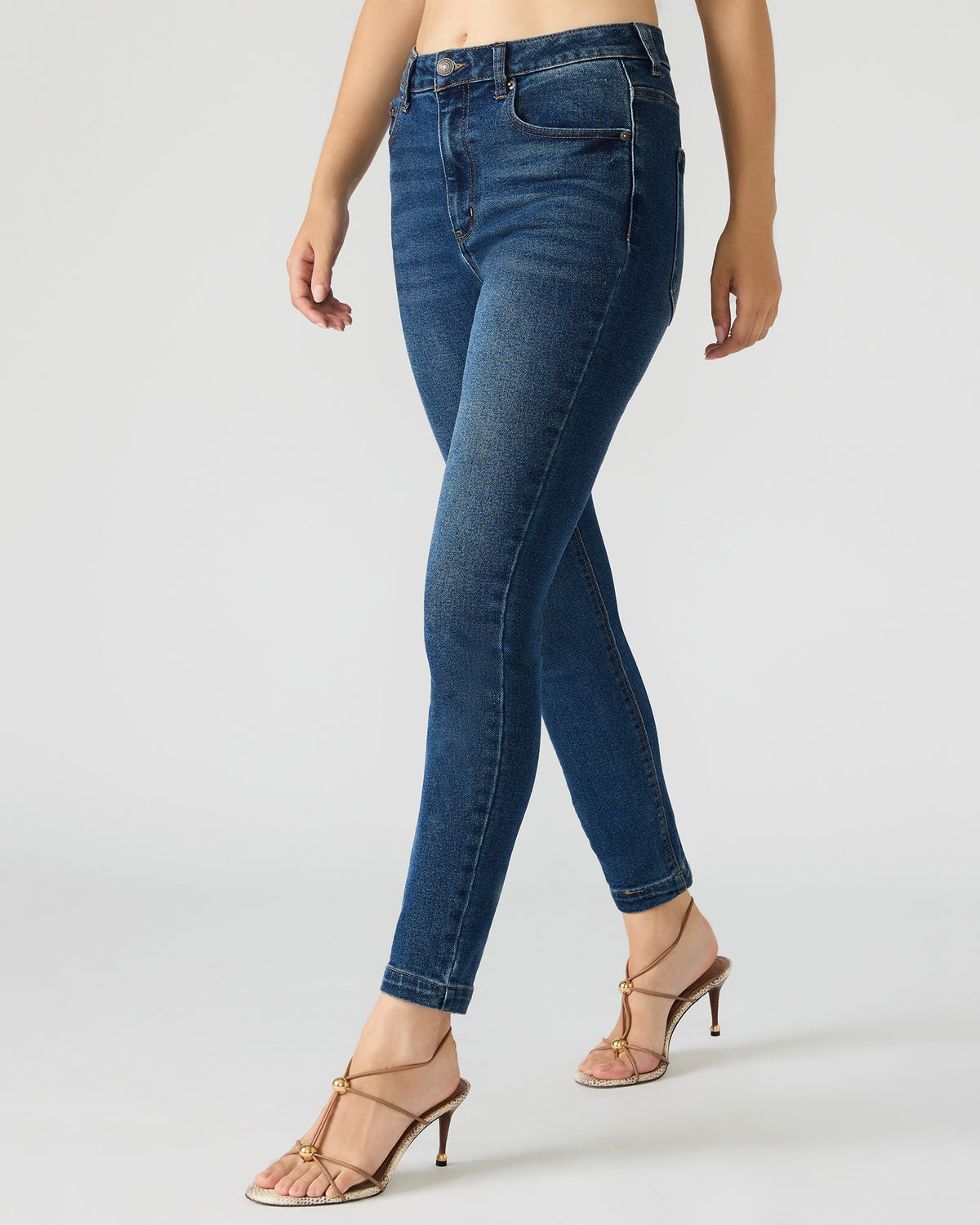 LONA Midnight Blue Denm Skinny Women's Jeans Steve Madden MIDNIGHT BLUE