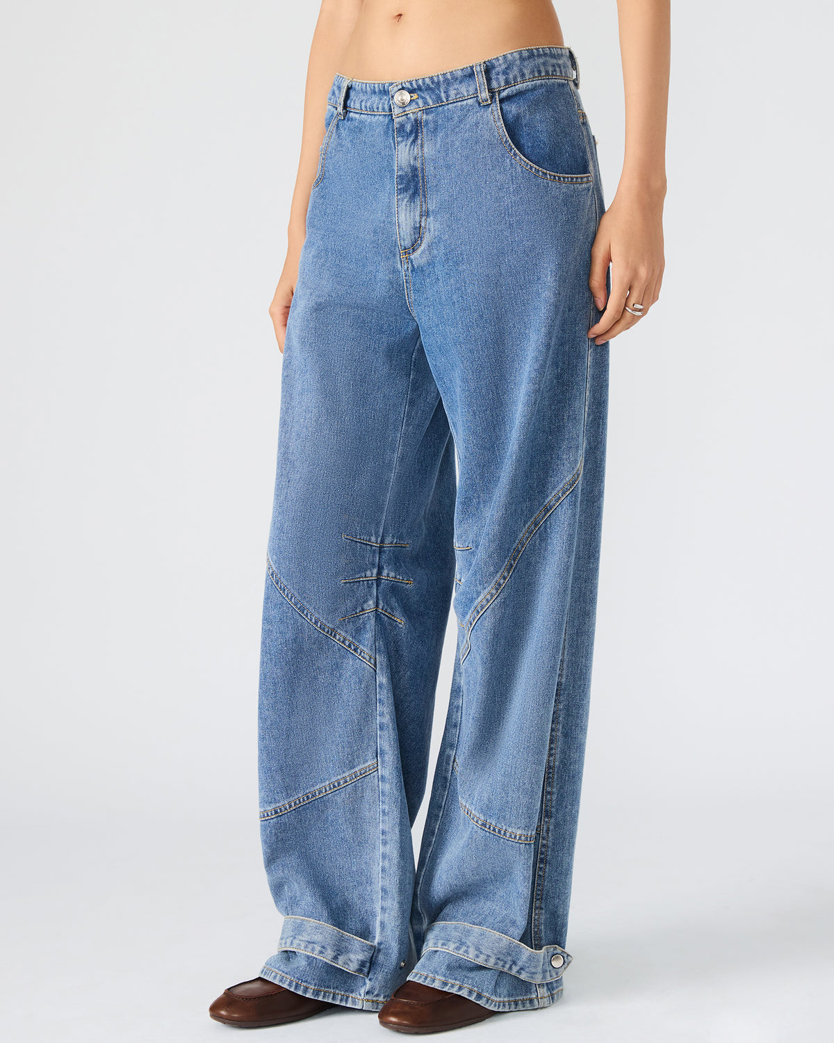 TRE Forever Blue Low-Rise Denim Women's Jeans Steve Madden FOREVER BLUE