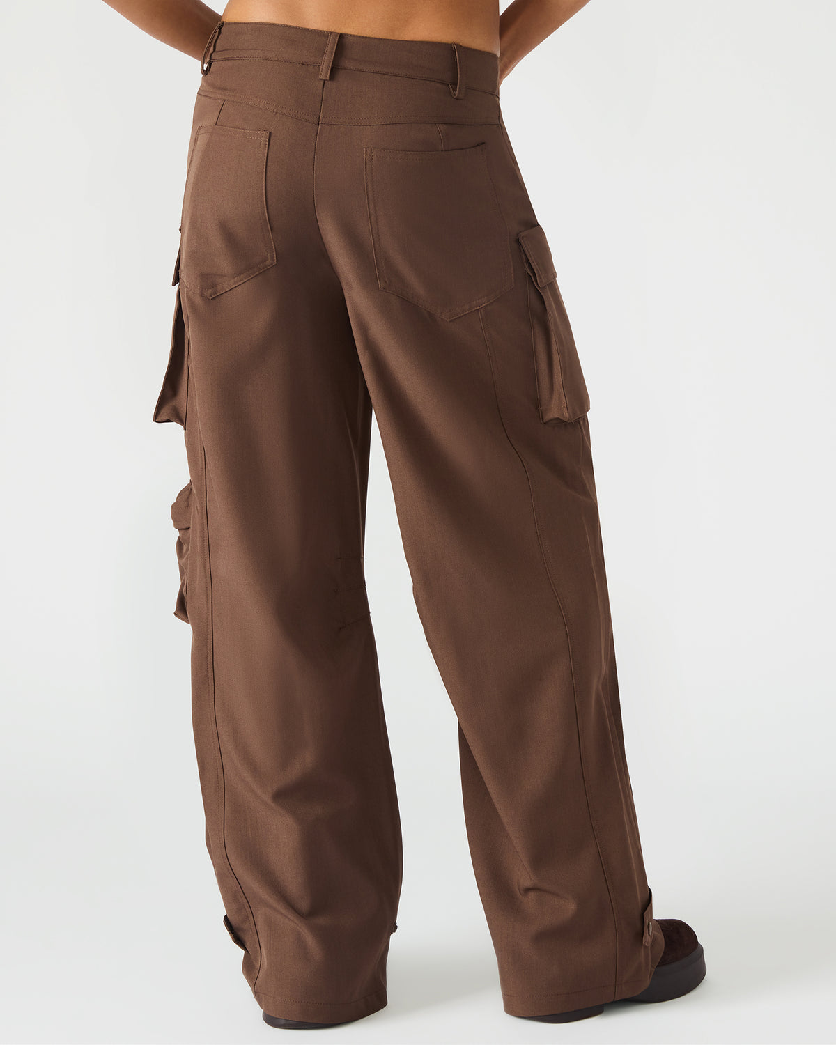 DUO Chocolate Women's Utility Cargo Pants Steve Madden CHOCOLATE