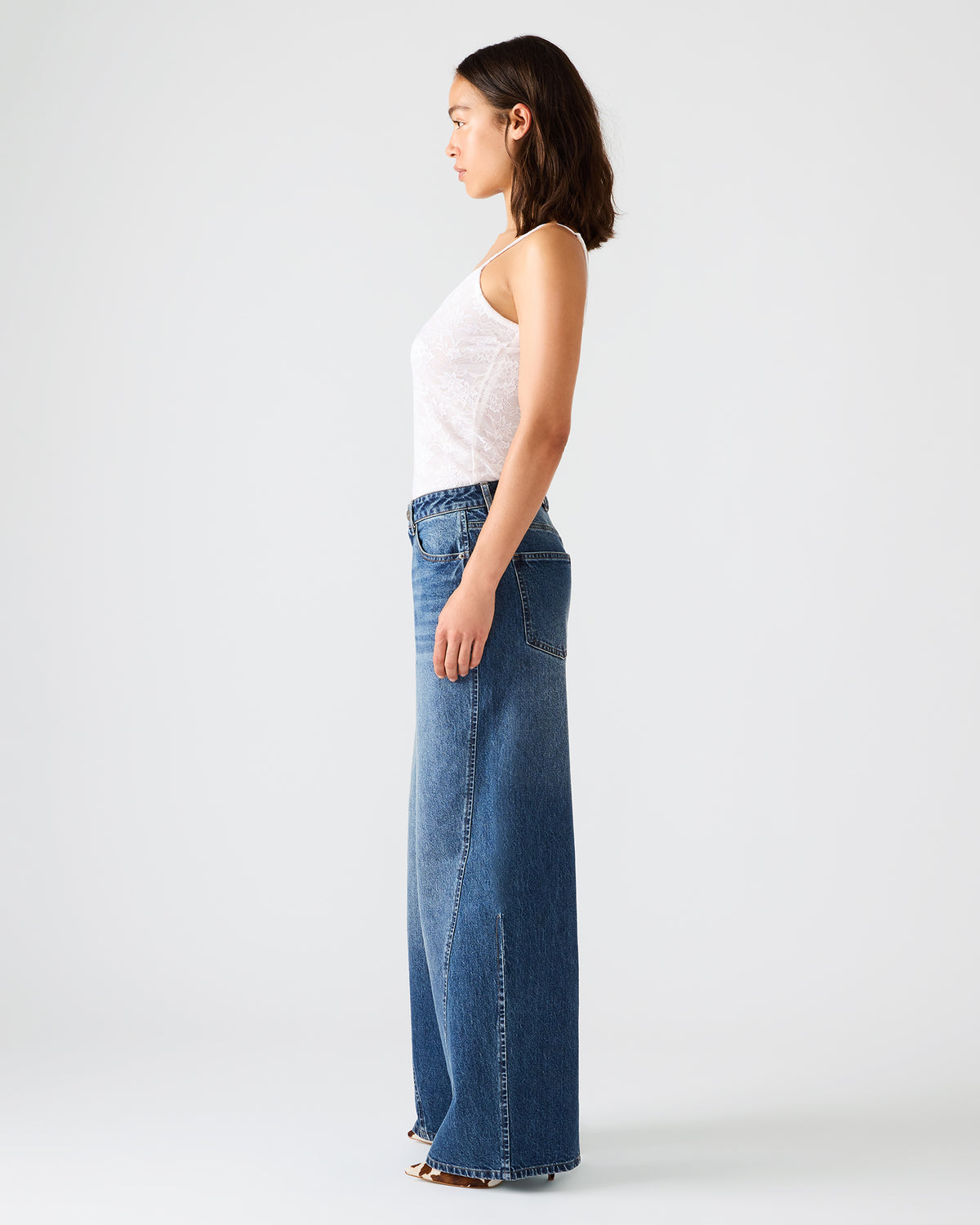 RORI Dark Navy Straight-Leg Denim Women's Bottoms Steve Madden DARK NAVY