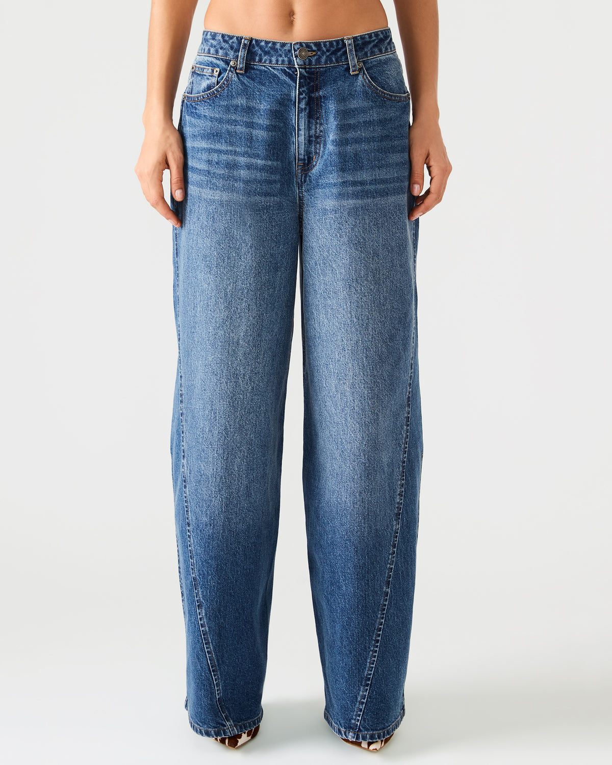 RORI Dark Navy Straight-Leg Denim Women's Bottoms Steve Madden DARK NAVY