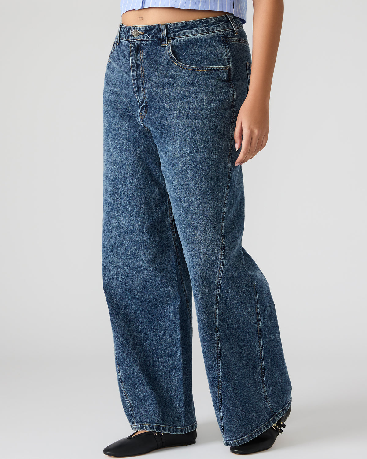 RORI Dark Navy Straight-Leg Denim Women's Bottoms Steve Madden DARK NAVY