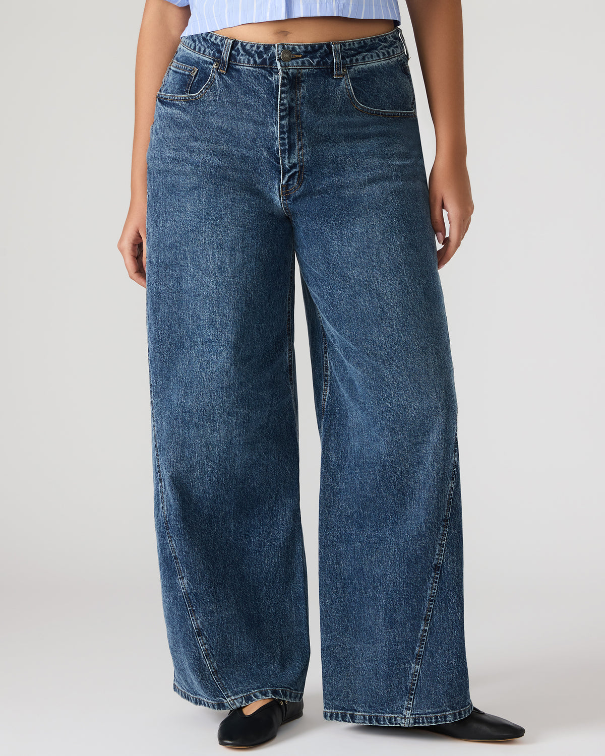 RORI Dark Navy Straight-Leg Denim Women's Bottoms Steve Madden DARK NAVY