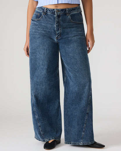 RORI Dark Navy Straight-Leg Denim Women's Bottoms Steve Madden DARK NAVY
