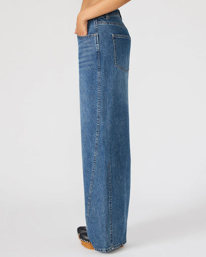 MELLIE Midnight Blue Denim Wide-Leg Women's Jeans Steve Madden MIDNIGHT BLUE
