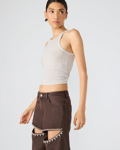TAYLOR Jean Cocoa Brown Women's Cutout Jeans Steve Madden COCOA BROWN