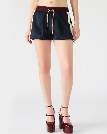 DAISY Midnight Athletic Tie-Front Matching Set Women's Shorts Steve Madden MIDNIGHT