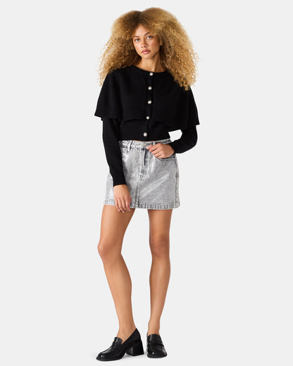 BECK Silver Women's Skirt Steve Madden SILVER