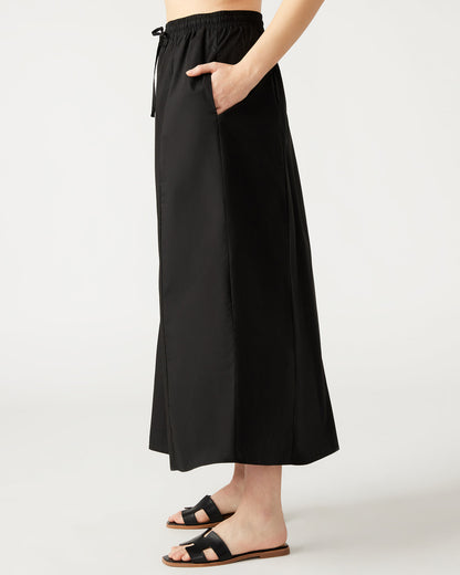 SUNNY Skirt Black | Women's A-Line Maxi Skirt Steve Madden BLACK