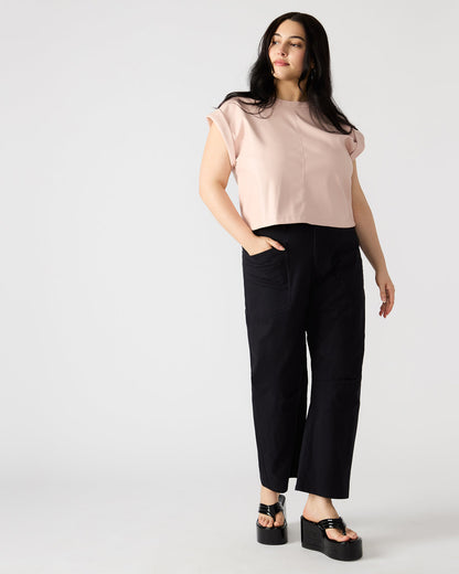 HANIEL Black Women's Barrel Leg Pant Steve Madden BLACK