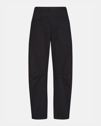 HANIEL Black Women's Barrel Leg Pant Steve Madden BLACK