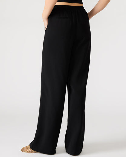PAYTON Pant Black | Women's Wide Leg Trousers Steve Madden BLACK