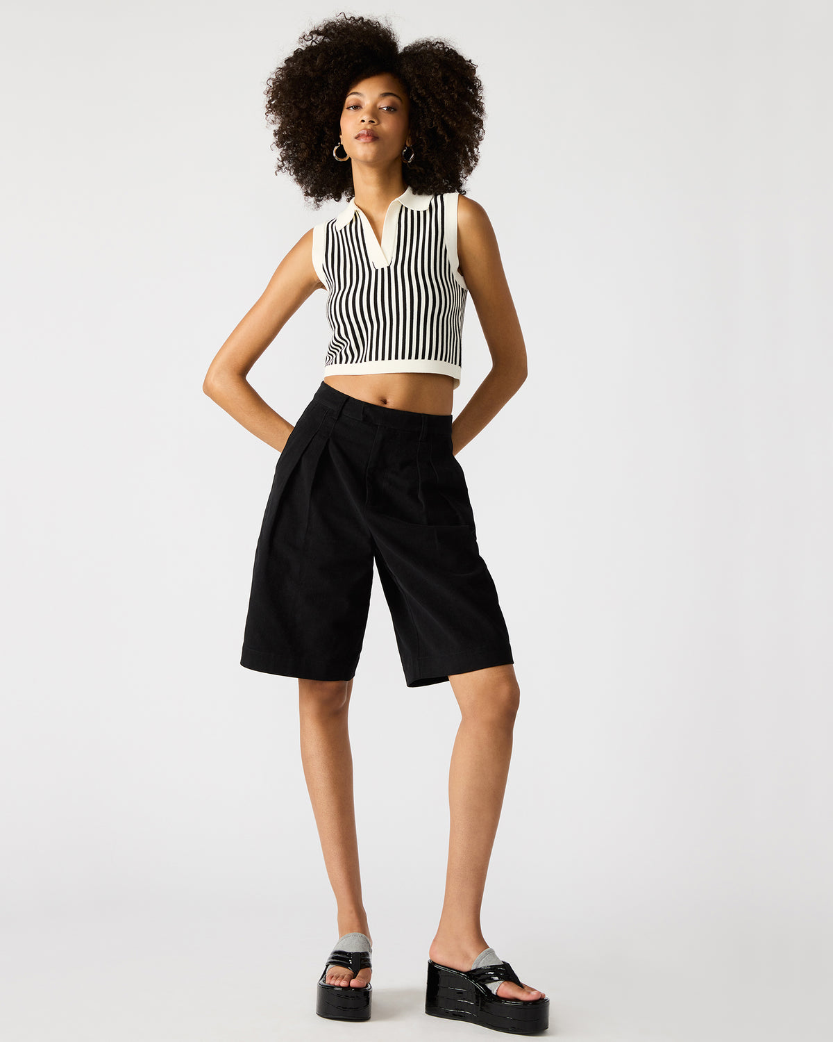 IVANA Black Women's Shorts Steve Madden BLACK