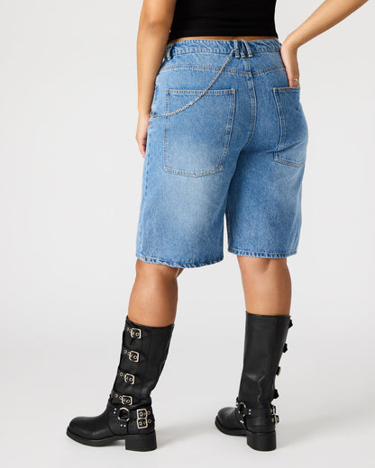 MAGDALEN Women's Denim Shorts Steve Madden DENIM FABRIC