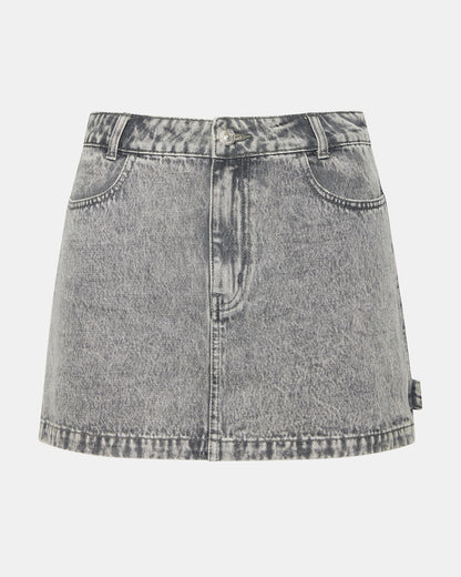 ABACO Light Grey Women's Denim Skirt Steve Madden LIGHT GREY