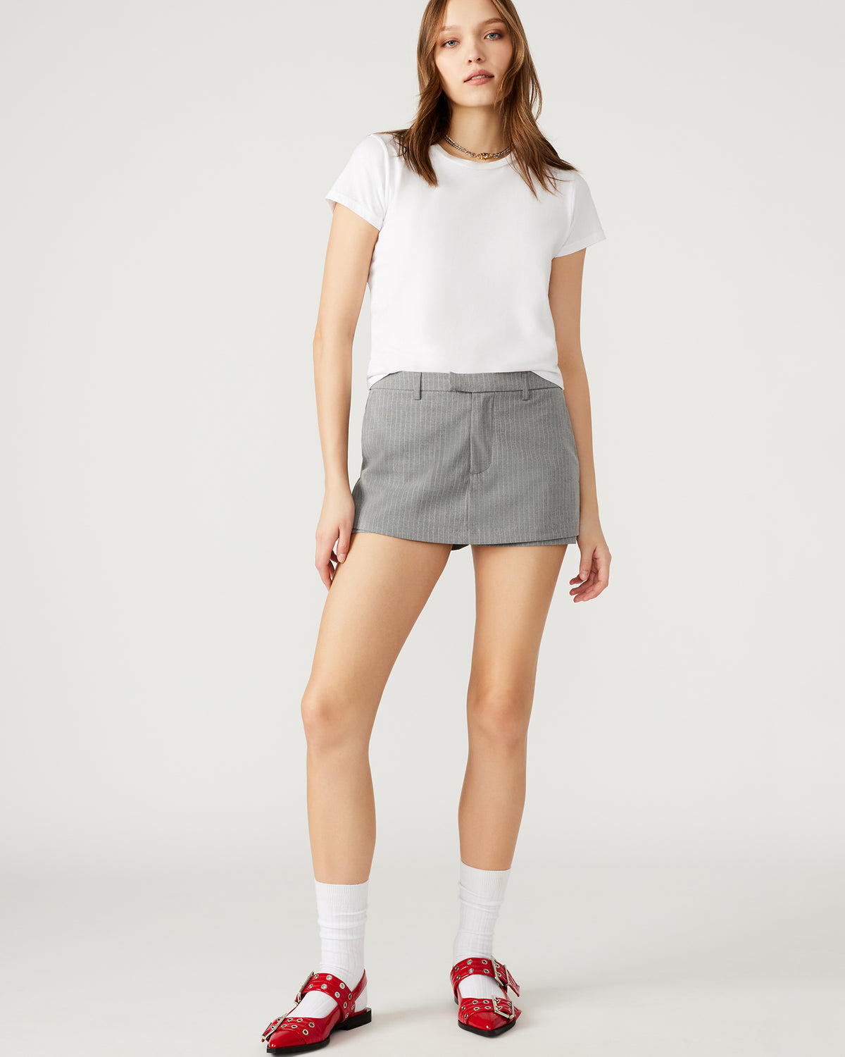 RODIN Grey Women's Mini Skort Steve Madden GREY
