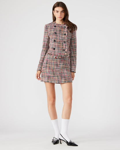 MATTEA Skirt Red Multi | Women's Speckled Mini Skirt Steve Madden RED MULTI