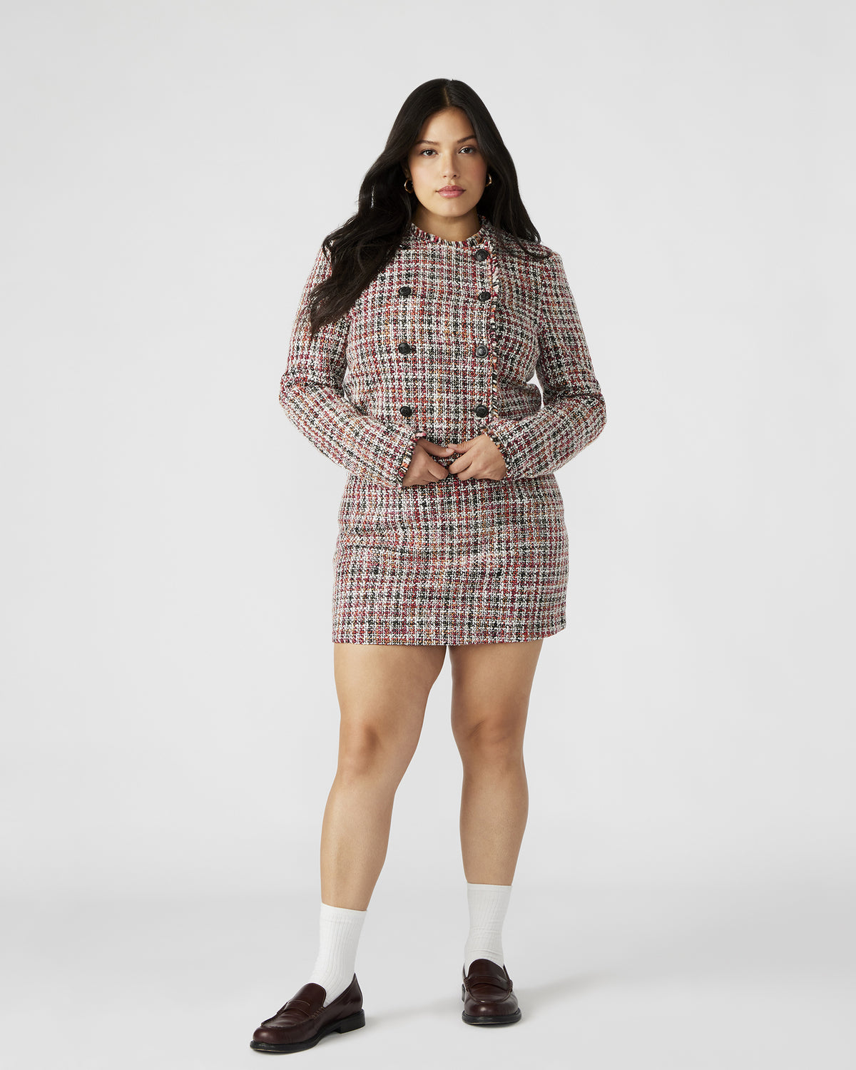 MATTEA Skirt Red Multi | Women's Speckled Mini Skirt Steve Madden RED MULTI