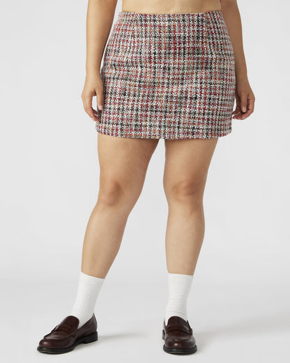 MATTEA Skirt Red Multi | Women's Speckled Mini Skirt Steve Madden RED MULTI