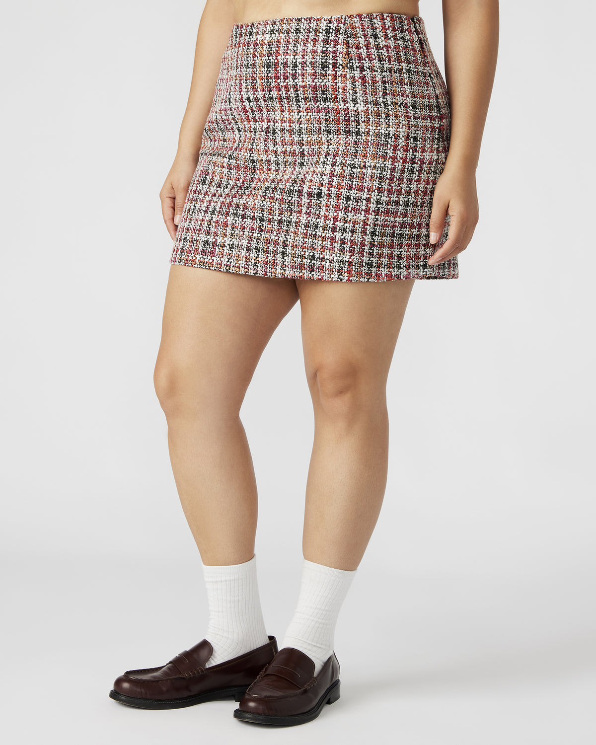 MATTEA Skirt Red Multi | Women's Speckled Mini Skirt Steve Madden RED MULTI