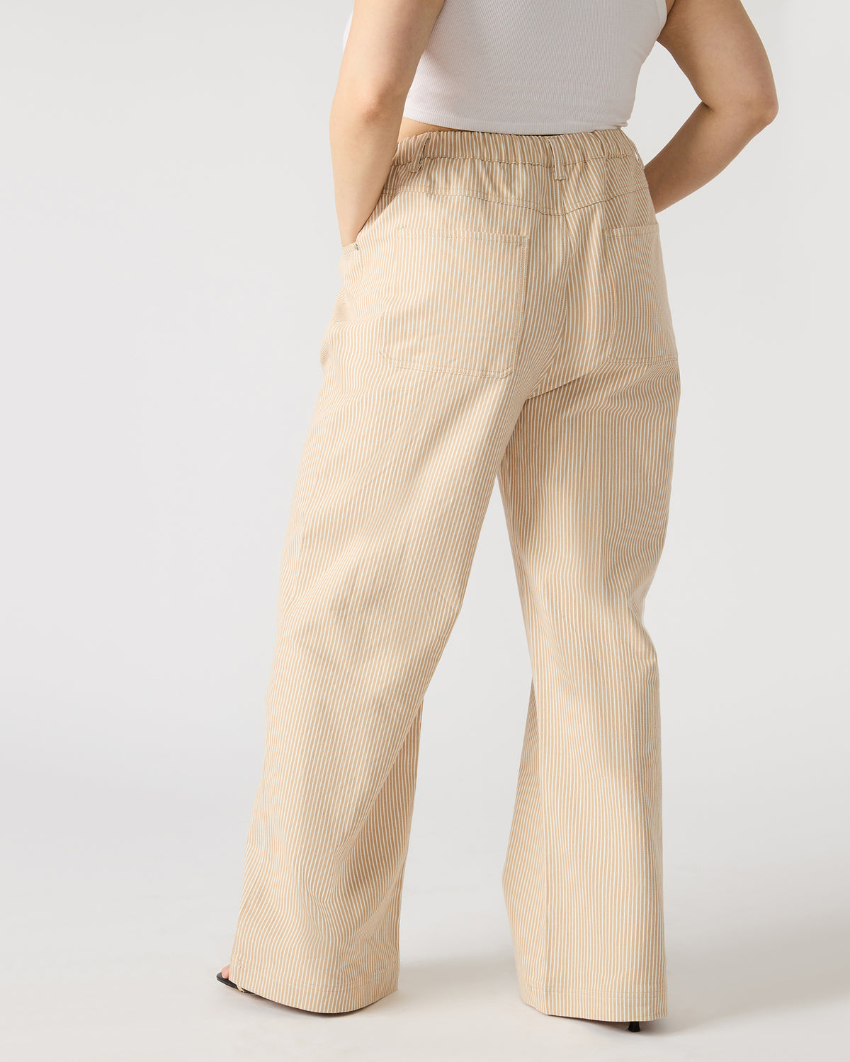 MINORCA Khaki Women's Wide-Leg Tie-Front Pant Steve Madden KHAKI FAB