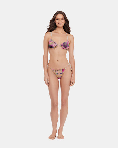 SUPER BLOOM MULTI BIKINI BOTTOM Pearl Floral Pattern Women's Bikini Bottom Steve Madden BLOOM