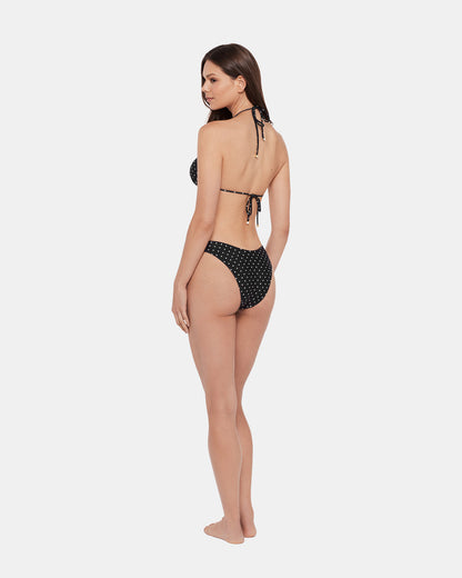 DARLING DOT BIKINI BOTTOM BLACK MULTI Women's Bikini Bottom Steve Madden BLACK MULTI