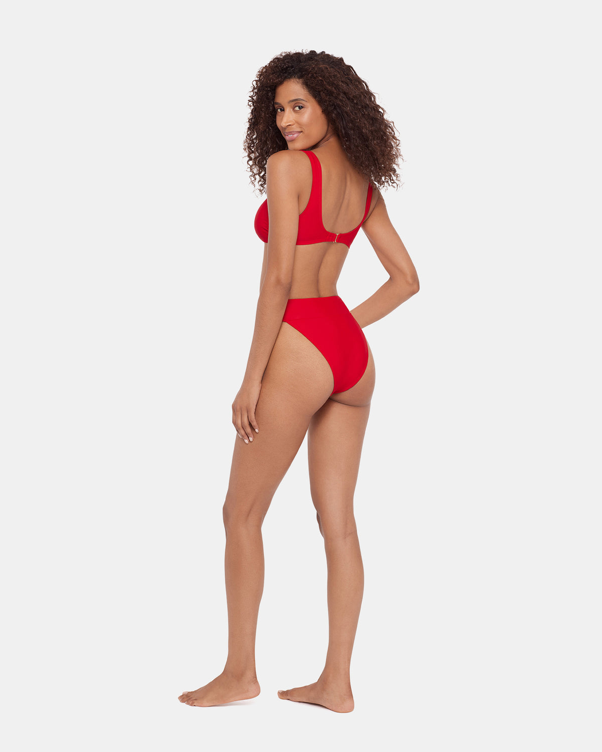 SLEEK 'N CHIC BIKINI TOP CHERRY Women's Bikini Top Steve Madden CHERRY RED