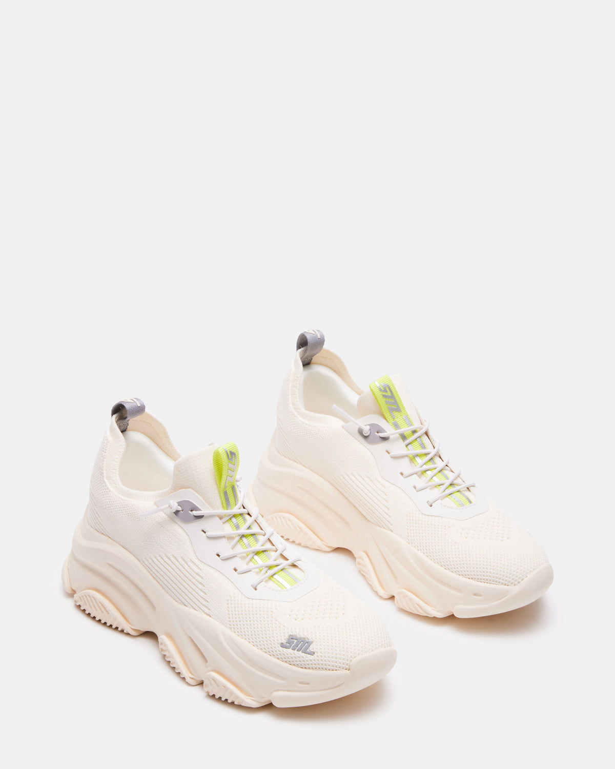 VAULT Bone Knit Platform Sneakers | Women's Sneakers Steve Madden BONE