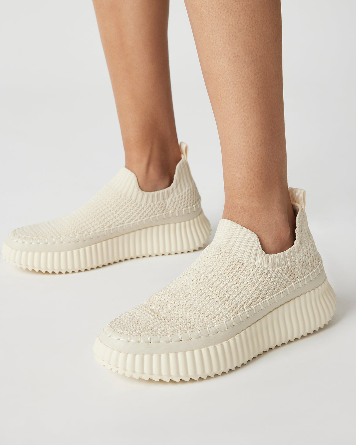 SAMARAH Beige Low Top Slip On Sneaker | Women's Sneakers Steve Madden BEIGE