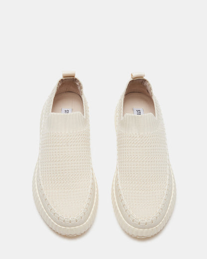 SAMARAH Beige Low Top Slip On Sneaker | Women's Sneakers Steve Madden BEIGE