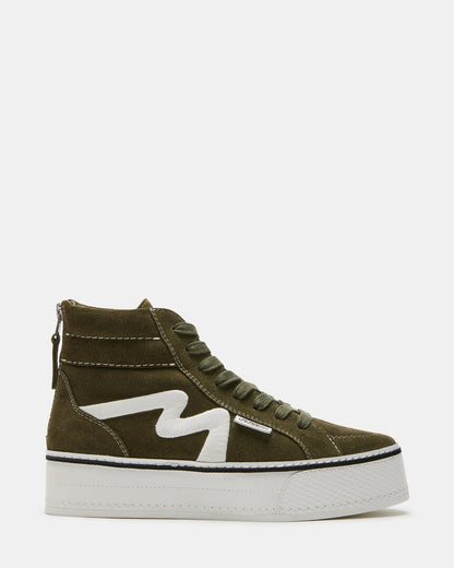 DECKY Olive Platform Sneaker | Women's Sneakers Steve Madden OLIVE