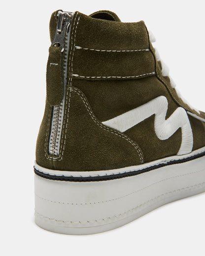 DECKY Olive Platform Sneaker | Women's Sneakers Steve Madden OLIVE