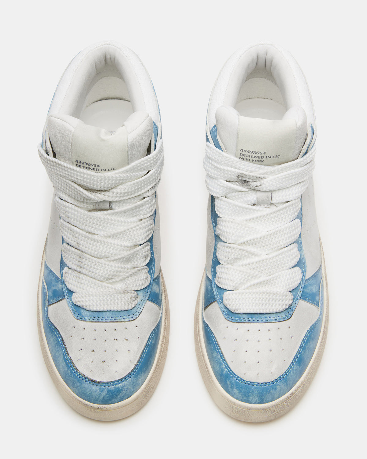 ENDLESS Blue Multi High-Top Lace-Up Sneaker | Women's Sneakers Steve Madden BLUE MULTI