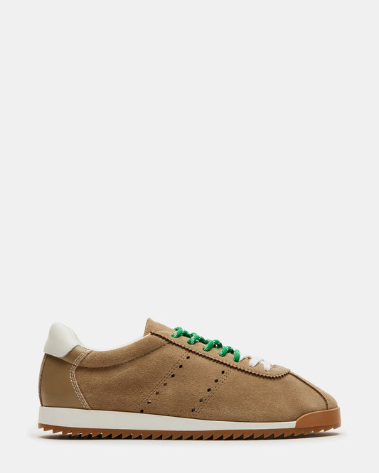 MIRAGE Sand Suede Women's Low-Top Sneaker Steve Madden SAND SUEDE