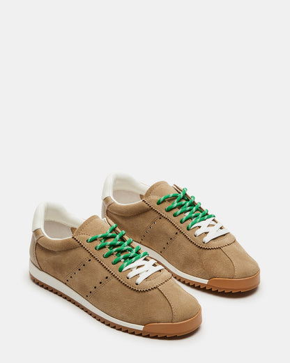 MIRAGE Sand Suede Women's Low-Top Sneaker Steve Madden SAND SUEDE