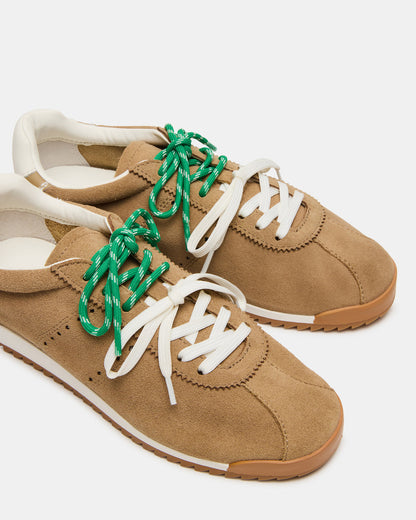 MIRAGE Sand Suede Women's Low-Top Sneaker Steve Madden SAND SUEDE