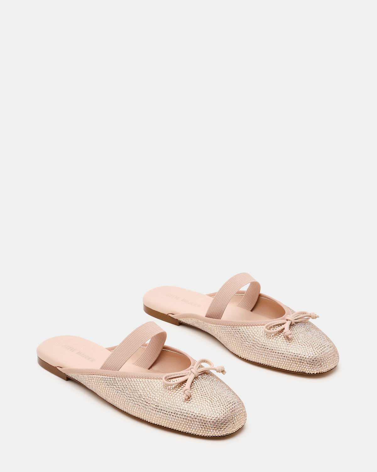 CUTESY Rhinestone Slip-On Ballet Mule Women's Flat Steve Madden RHINESTONE